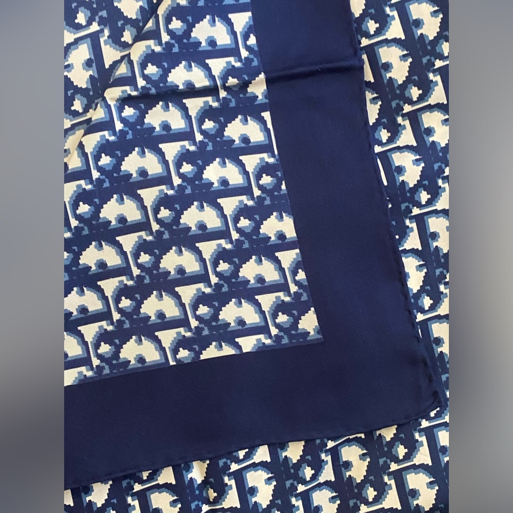 MITZAH DIOR OBLIQUE SILK NECKERCHIEF - Picture 8 of 11
